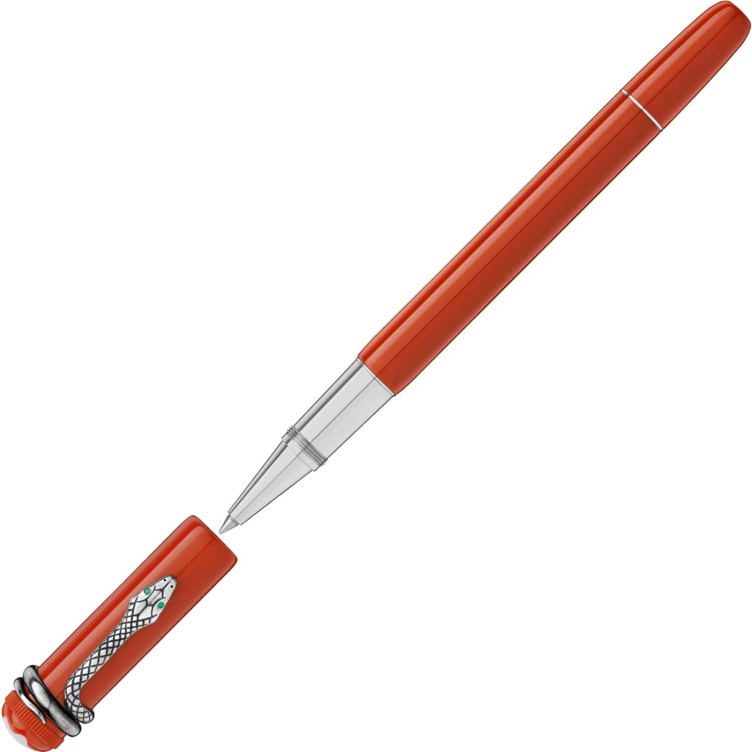 Montblanc Heritage Collection Rouge Et Noir Coral Rollerball Pen 0
