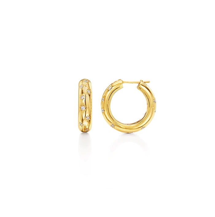 Temple St Clair 18K Cosmos Hoops