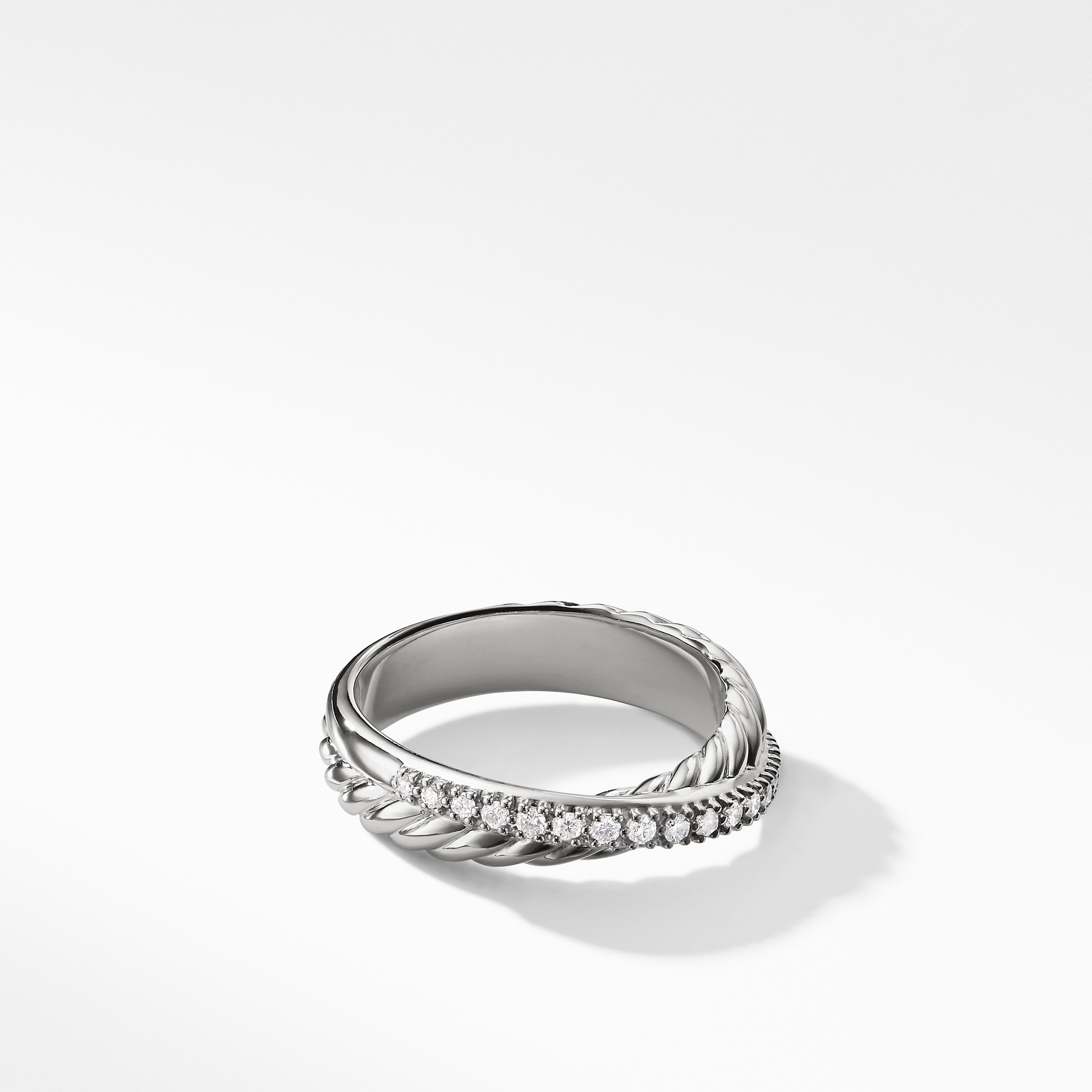 David Yurman The Crossover Collection Ring with Diamonds 0