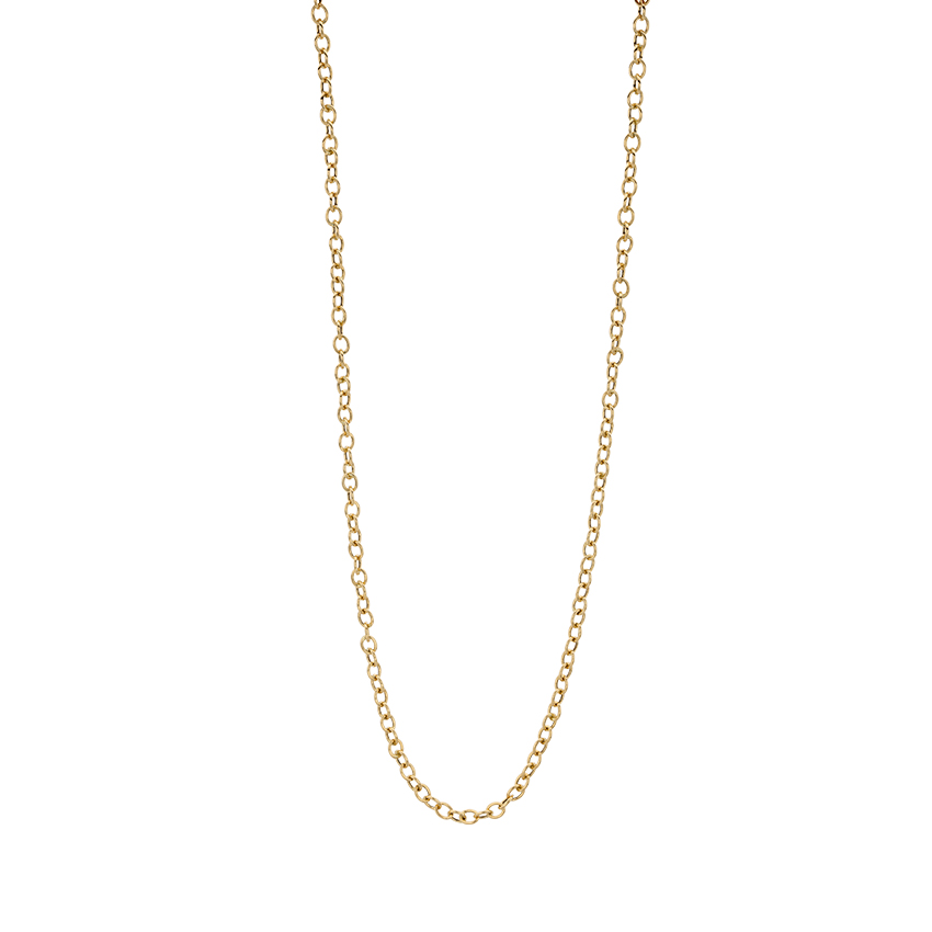 Yellow Gold 31.5 inch Cable Chain Necklace 0