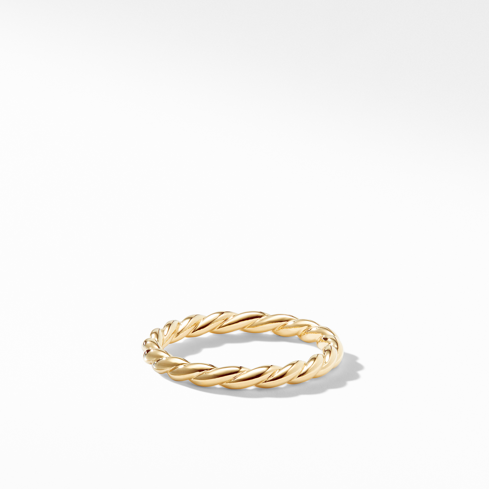 David Yurman Pave flex Ring in 18K Gold, size 7 0