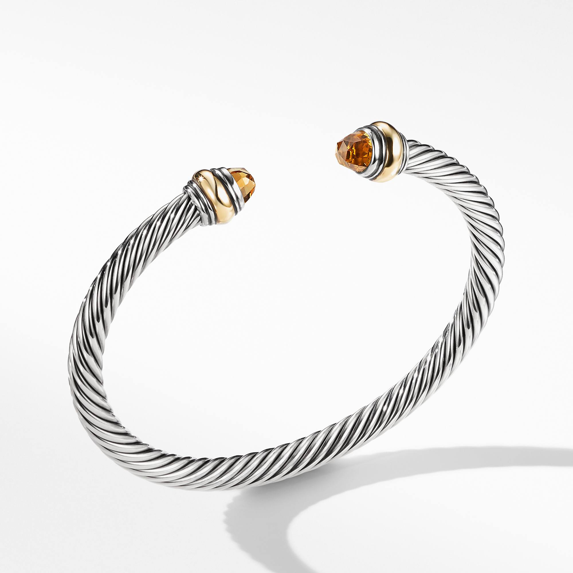 David Yurman Cable Classic Bracelet with Citrine and Gold 0