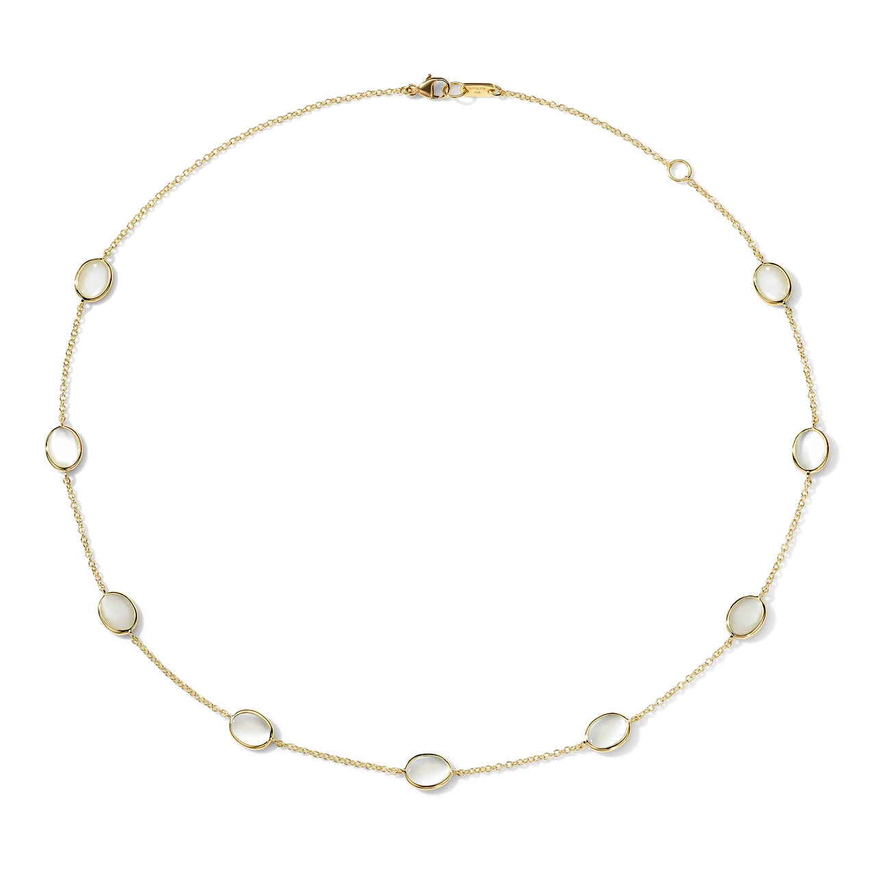 Ippolita 18k Polished Rock Candy Confetti Mother of Pearl Slice Necklace 0