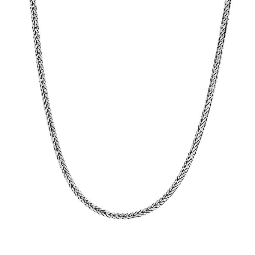 Konstantino Sterling Silver 20 Inch Woven Wheat Chain 0