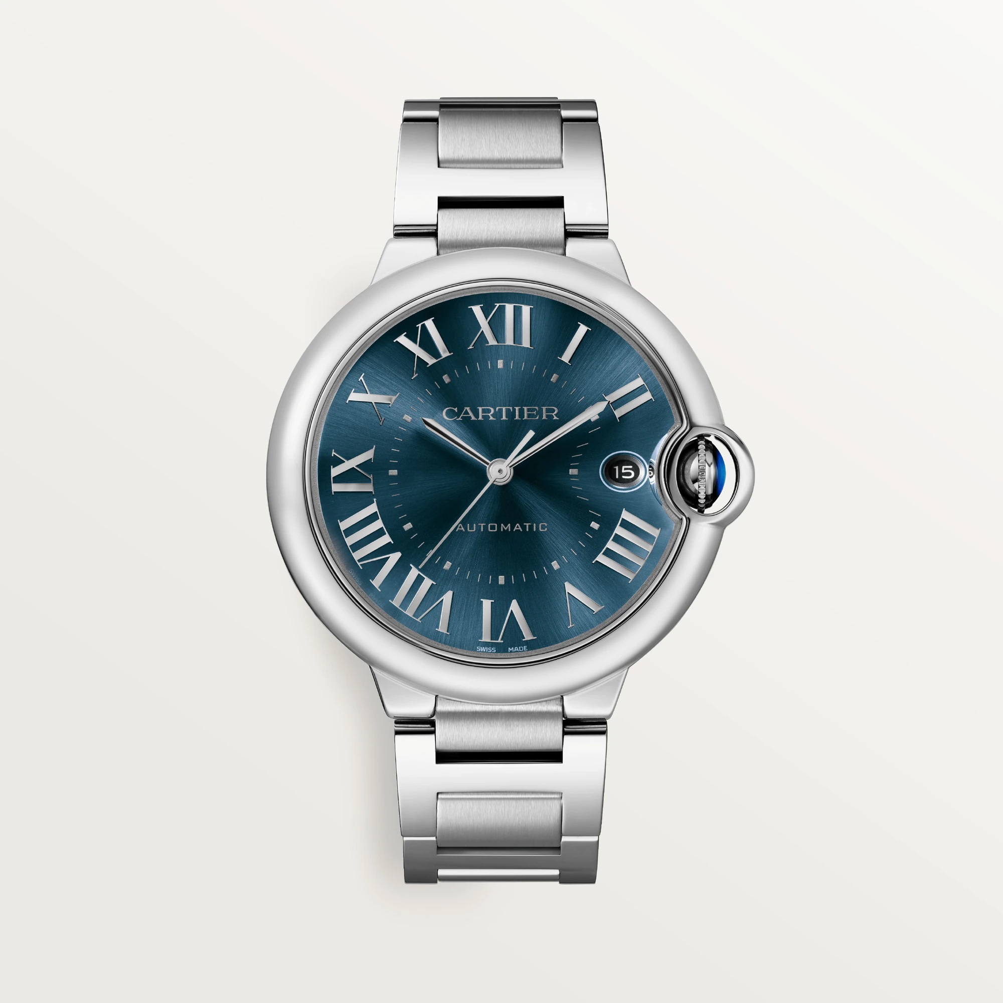 Ballon Bleu de Cartier Watch, Blue Sunray-Brushed Dial, 40mm
