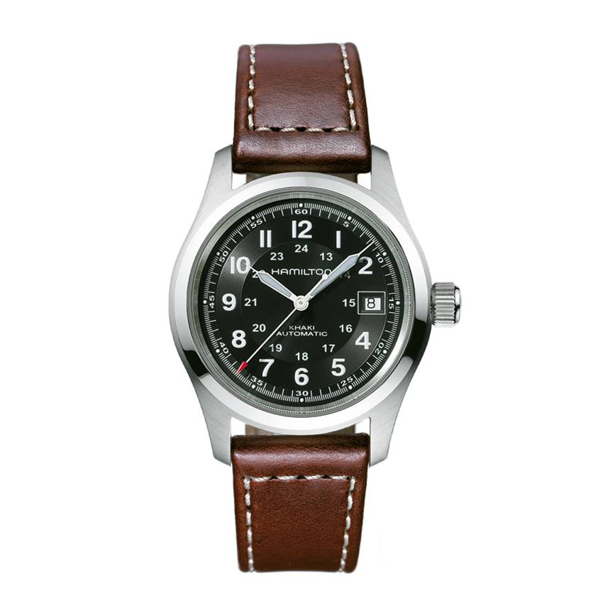 Hamilton Khaki Field Watch with Leather Strap, 38mm 0