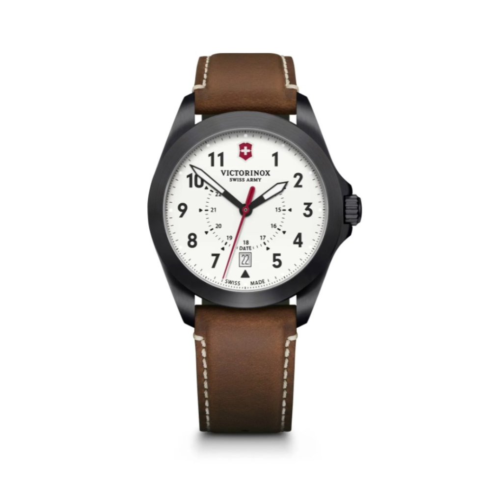 Victorinox Swiss Army Swiss Army Heritage Gent's Timepiece, White and Brown 0