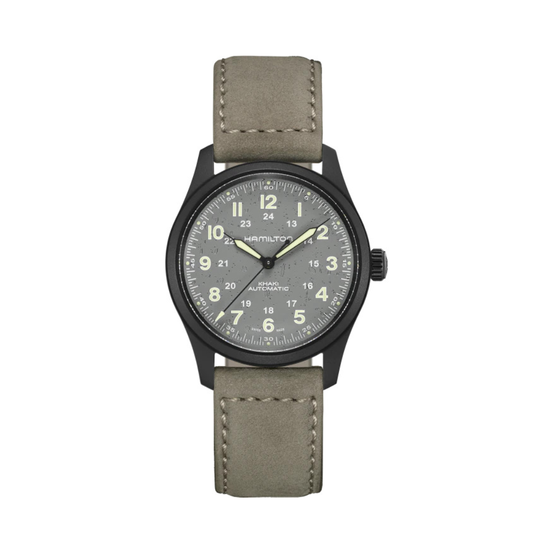 Hamilton Khaki Field Titanium Auto Watch with Gray Dial 4