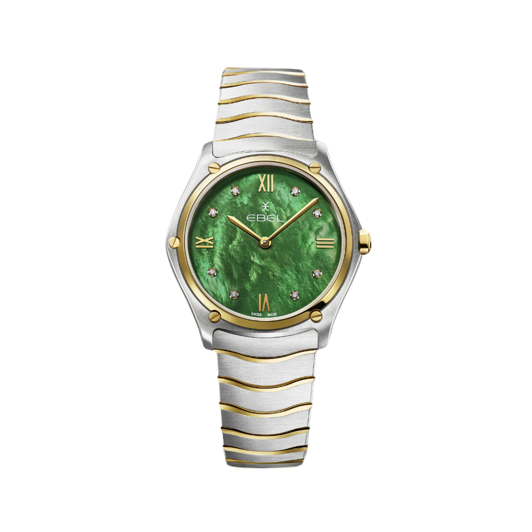 Ebel Sport Classic Ladies Watch with Green Mother of Pearl Dial 2