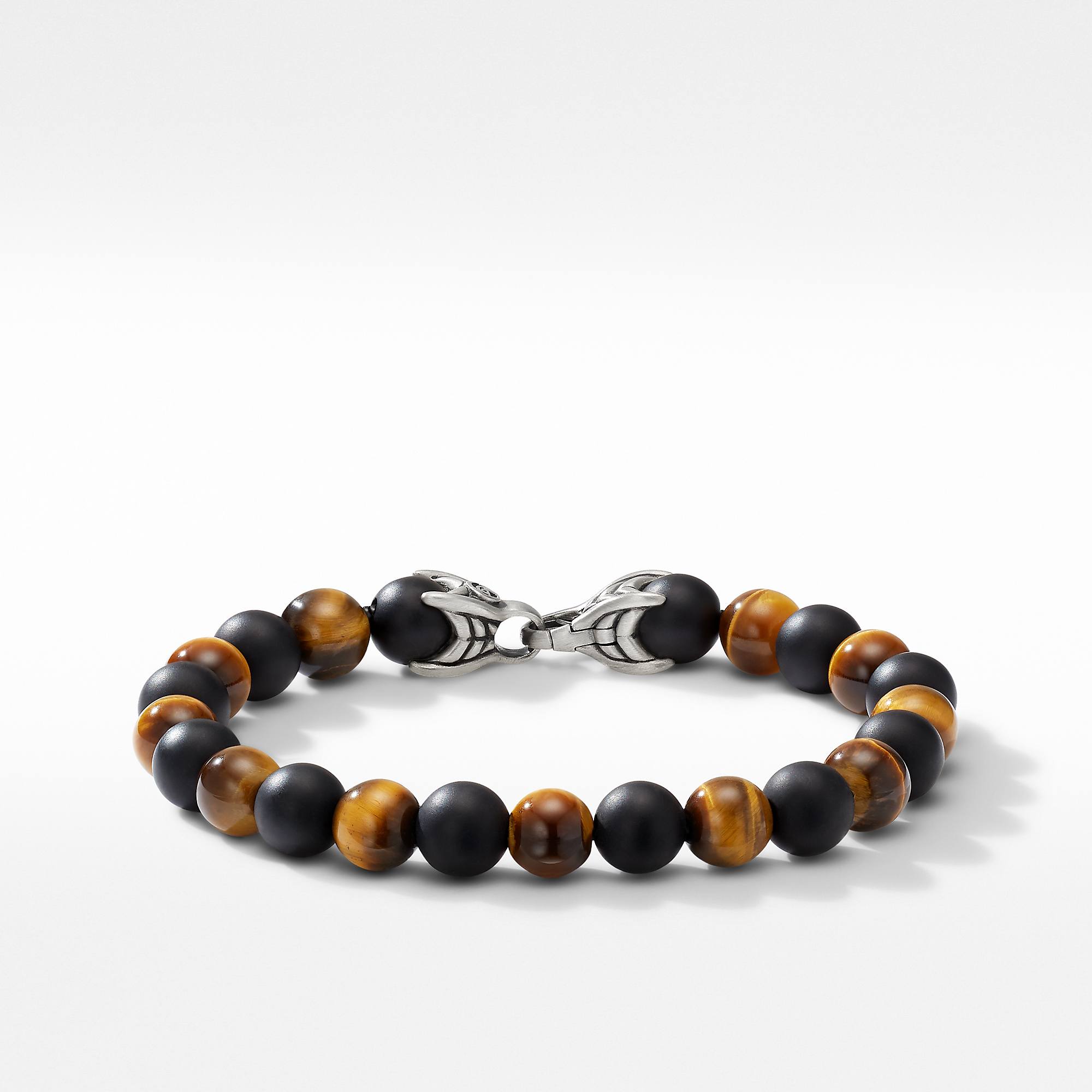 David Yurman Spiritual Beads Bracelet with Tiger's Eye and Black Onyx 0