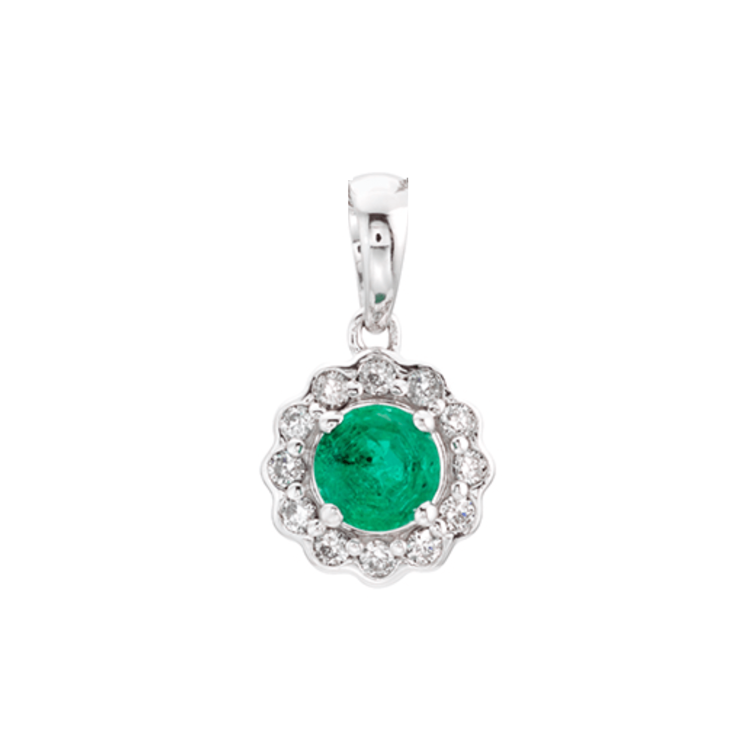 Emerald & Diamond Pendant 0