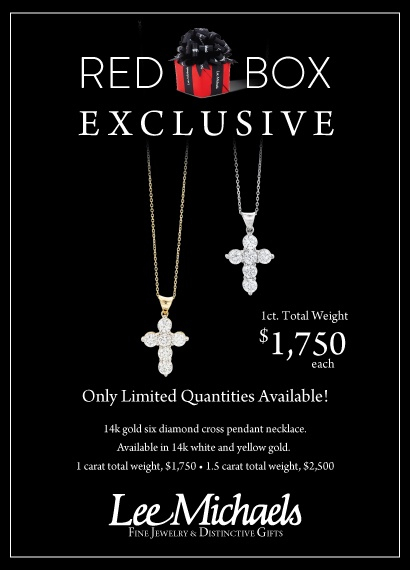 Red Box Exclusive- Diamond Cross Necklaces