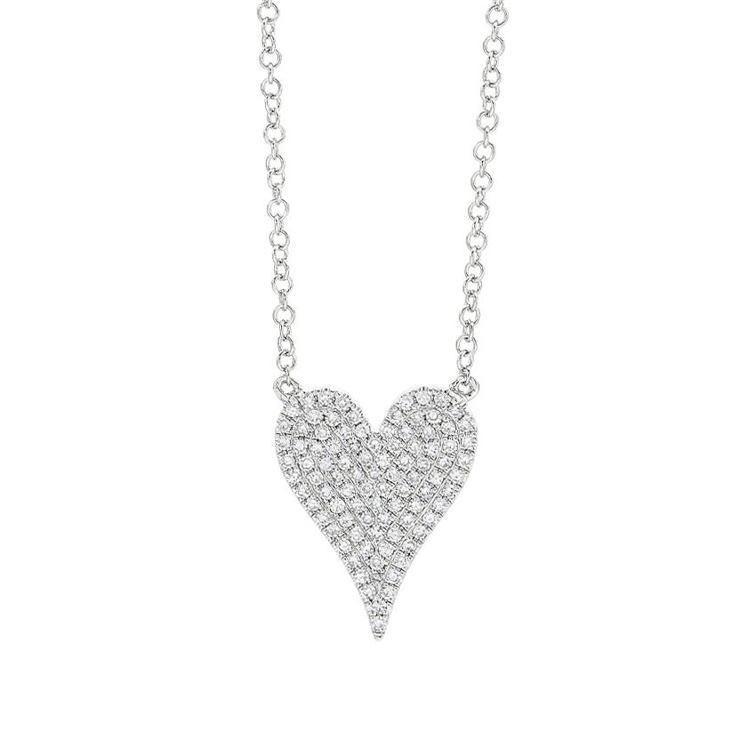 .21 CTW Diamond Heart Pendant Necklace 0
