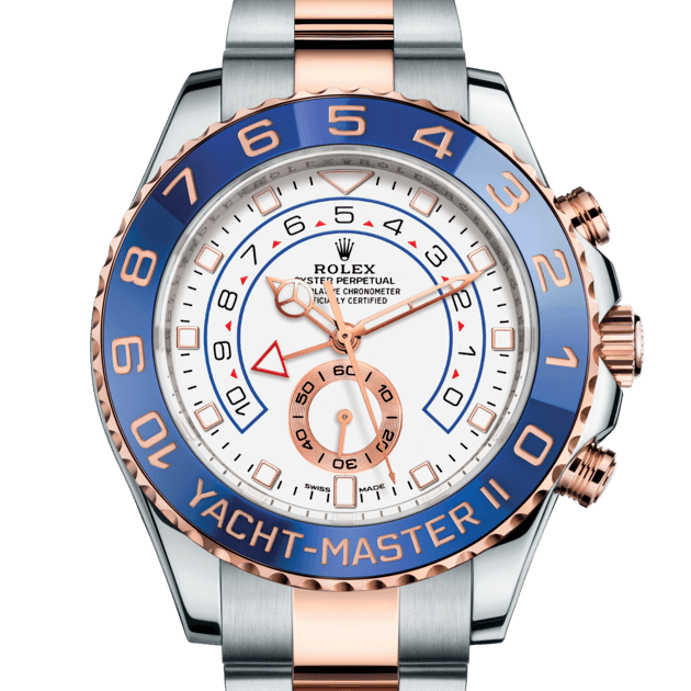Rolex Yacht-Master II, m116681-0002. Available at Lee Michaels Fine Jewelry