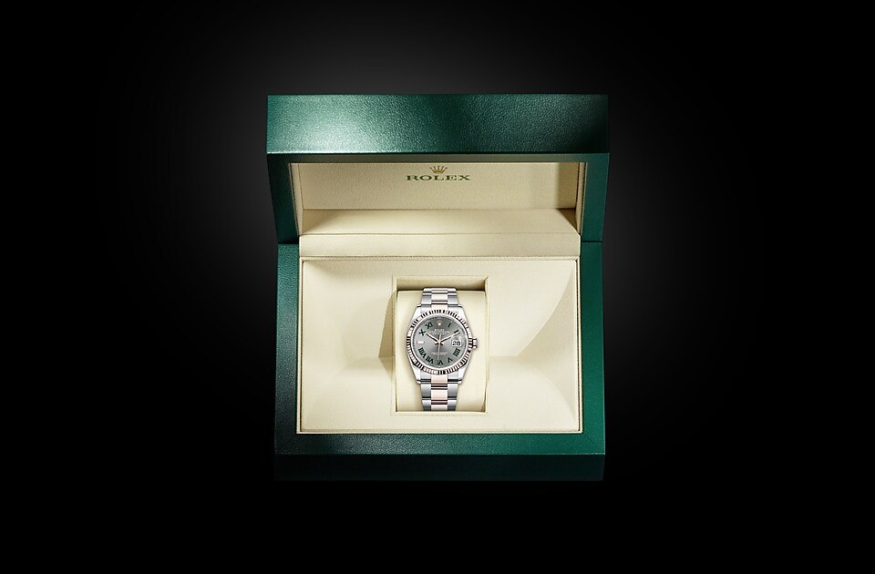 Rolex Datejust, m126231-0030. Available at Lee Michaels Fine Jewelry