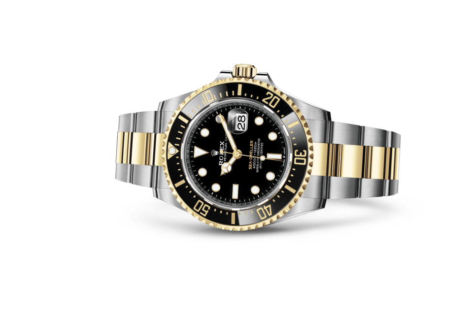 Rolex Sea-Dweller, m126603-0001. Available at Lee Michaels Fine Jewelry
