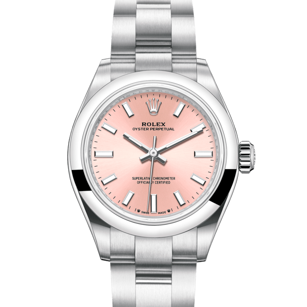 Rolex Oyster Perpetual 28, m276200-0004/. Available at Lee Michaels Fine Jewelry