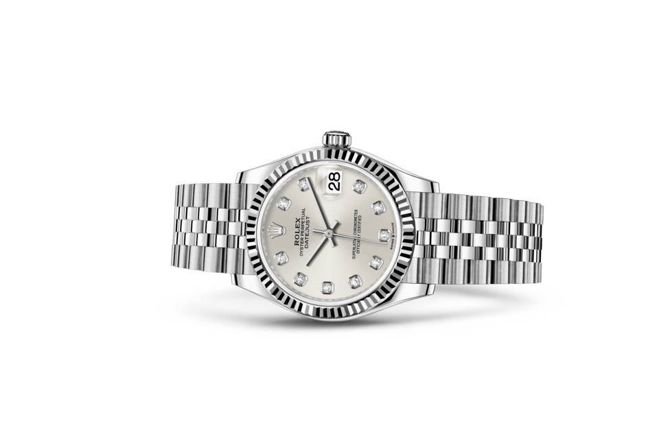 Rolex Datejust 31, m278274-0030. Available at Lee Michaels Fine Jewelry