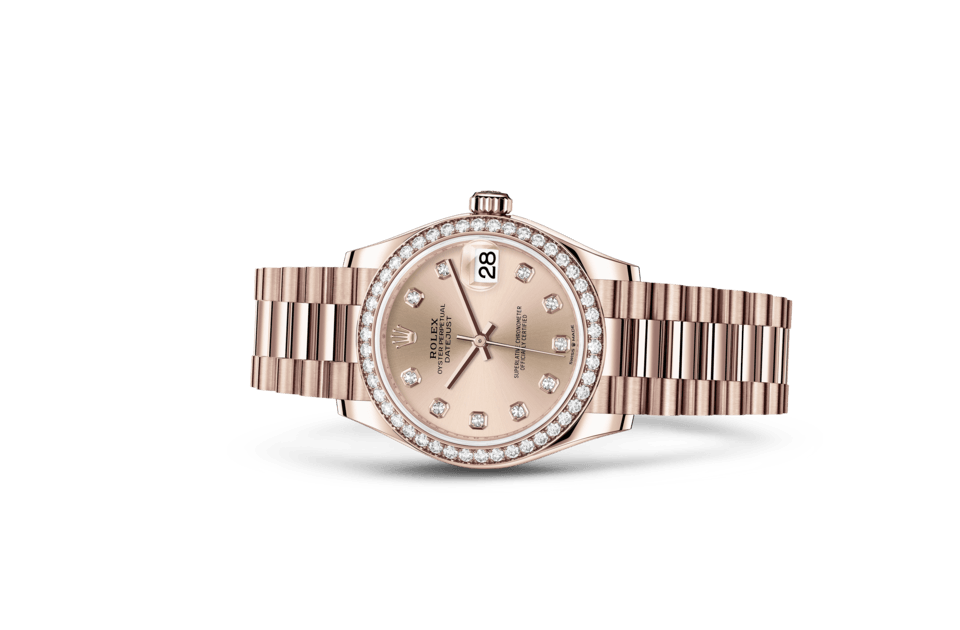 Rolex Datejust 31, m278285rbr-0025. Available at Lee Michaels Fine Jewelry