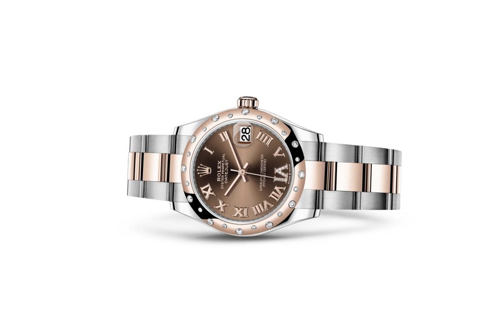 Rolex Datejust 31, m278341rbr-0003. Available at Lee Michaels Fine Jewelry