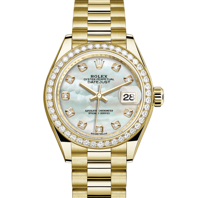Rolex Lady-Datejust, m279138rbr-0015. Available at Lee Michaels Fine Jewelry