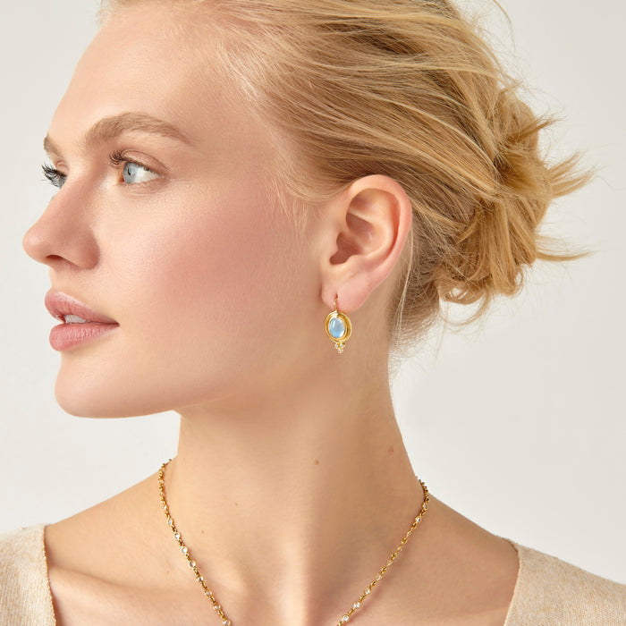 Temple St. Clair 18K Classic Temple Earrings 1