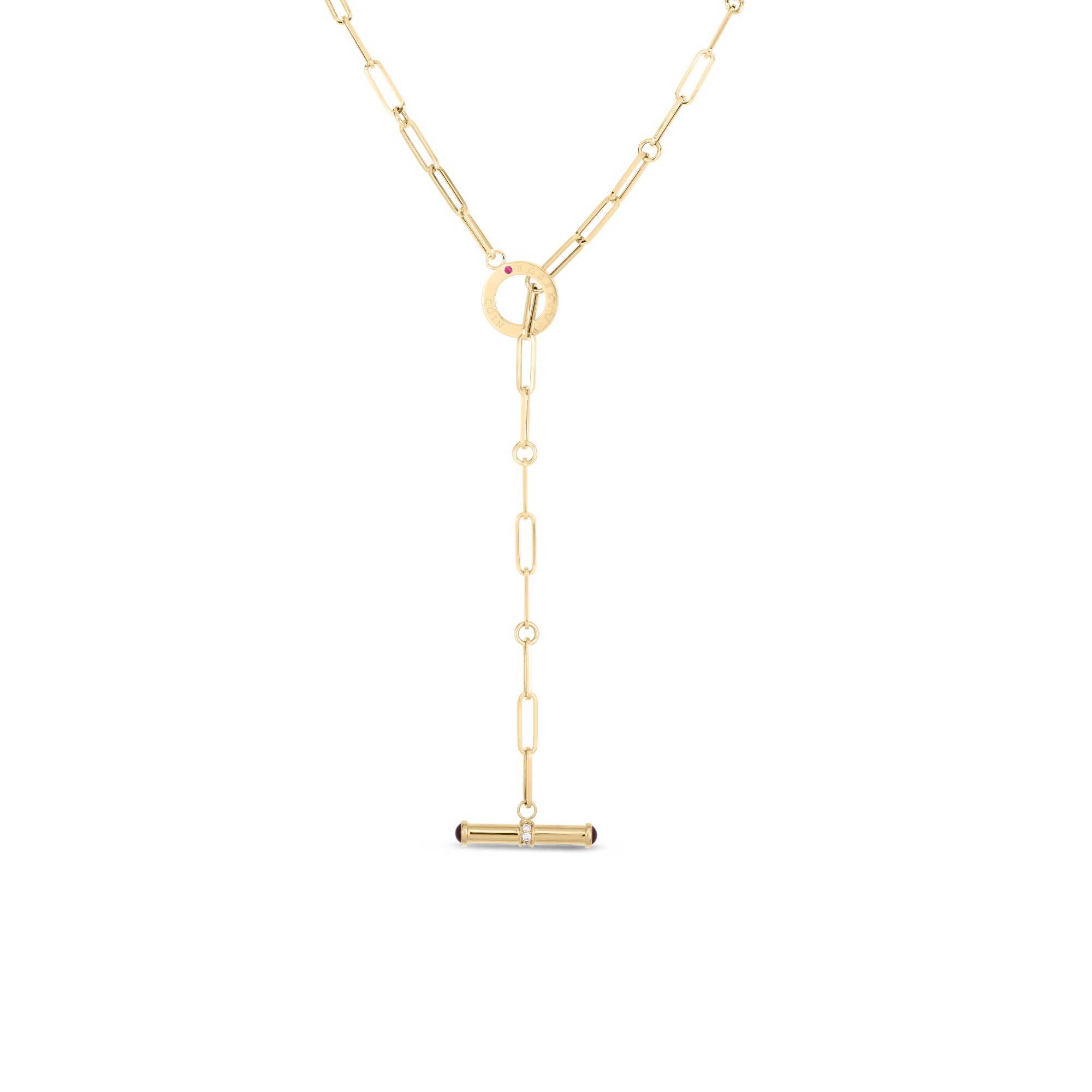 Roberto Coin 18k Toggle Paperclip Necklace 0