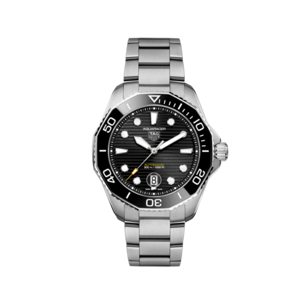 TAG Heuer Aquaracer Professional 300 with Black Dial and Case 0