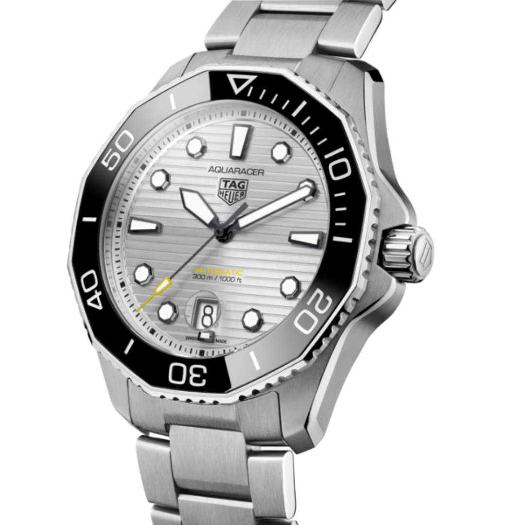 TAG Heuer Aquaracer Professional 300 with Grey Dial and Black Case 1