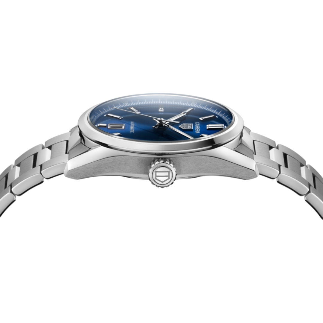 TAG Heuer Carrera Calibre 5 Automatic Watch with Blue Dial, 39mm 2