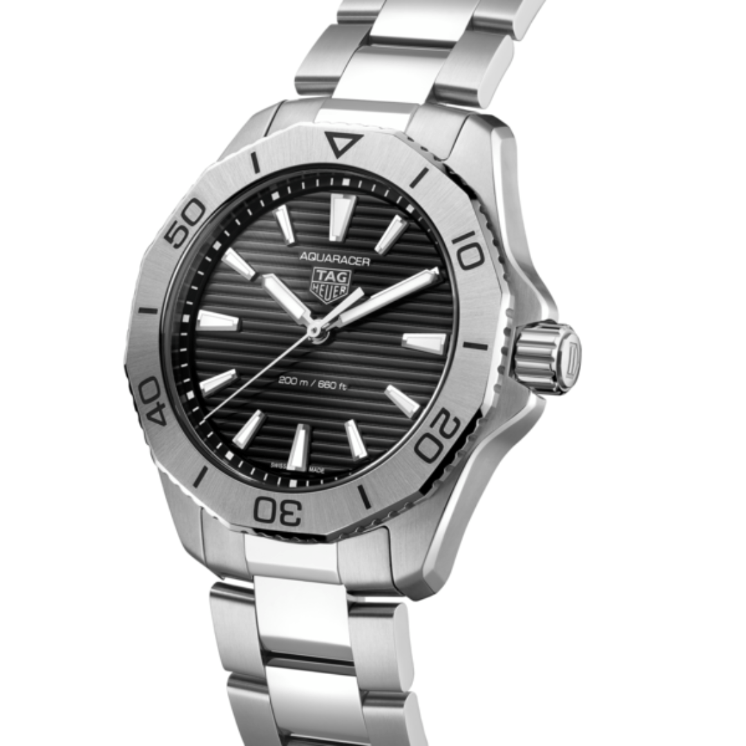 TAG Heuer Aquaracer Professional 200 Quartz Watch with Black Dial 1
