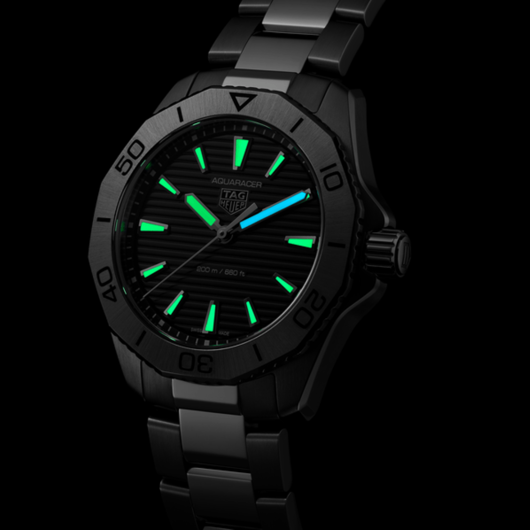TAG Heuer Aquaracer Professional 200 Quartz Watch with Black Dial 4
