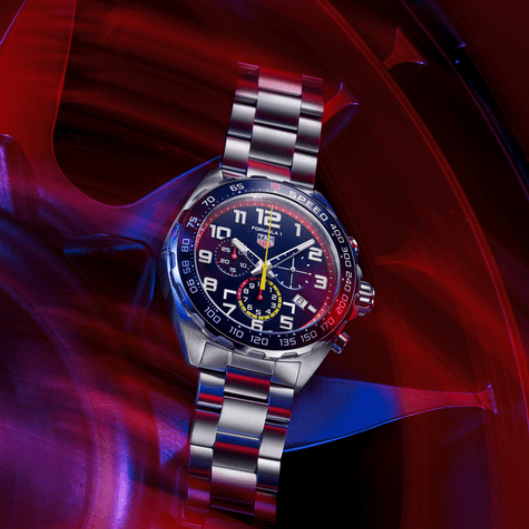 TAG Heuer Formula 1 X Red Bull Racing Quartz Watch with Steel Bracelet Strap 2