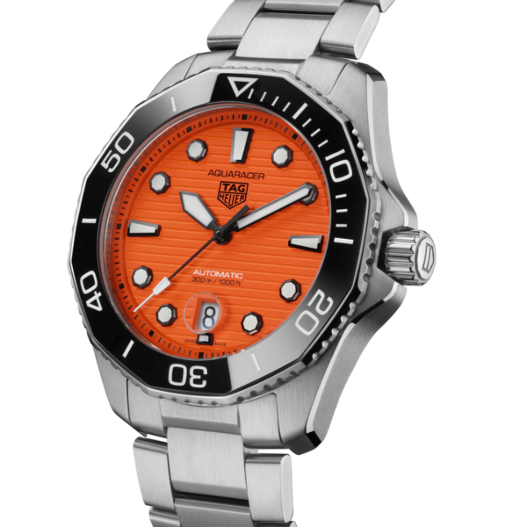 TAG Heuer Aquaracer Professional 300 Orange Diver Calibre 5 Automatic Watch 1