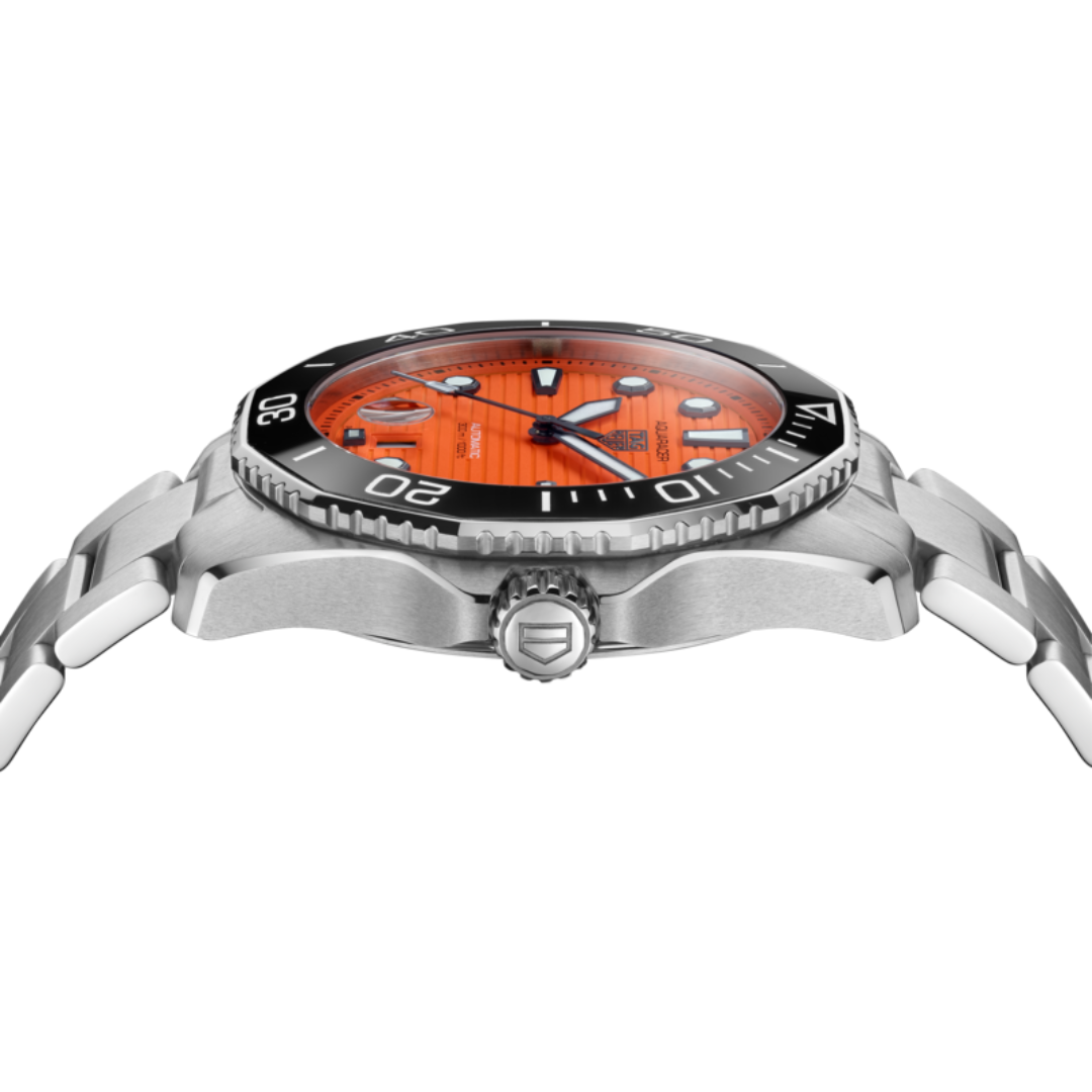 TAG Heuer Aquaracer Professional 300 Orange Diver Calibre 5 Automatic Watch 3