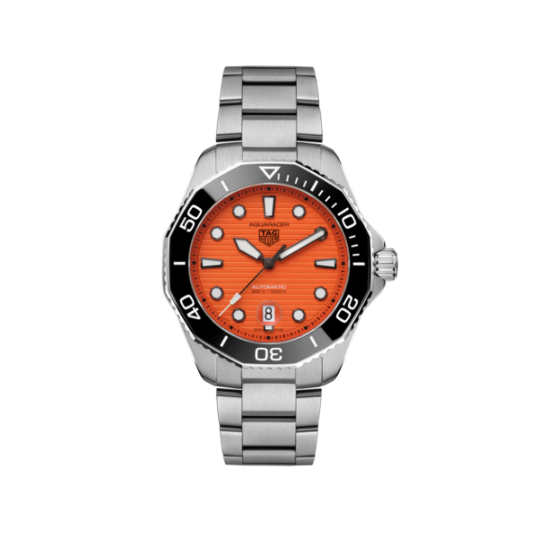 TAG Heuer Aquaracer Professional 300 Orange Diver Calibre 5 Automatic Watch 0