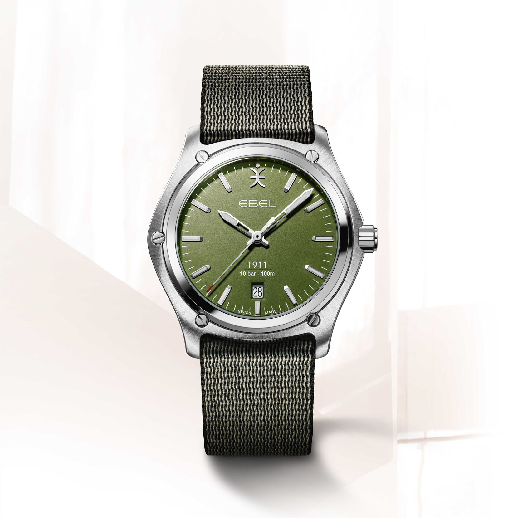Ebel 1911 Watch with Green Mat Dial 0