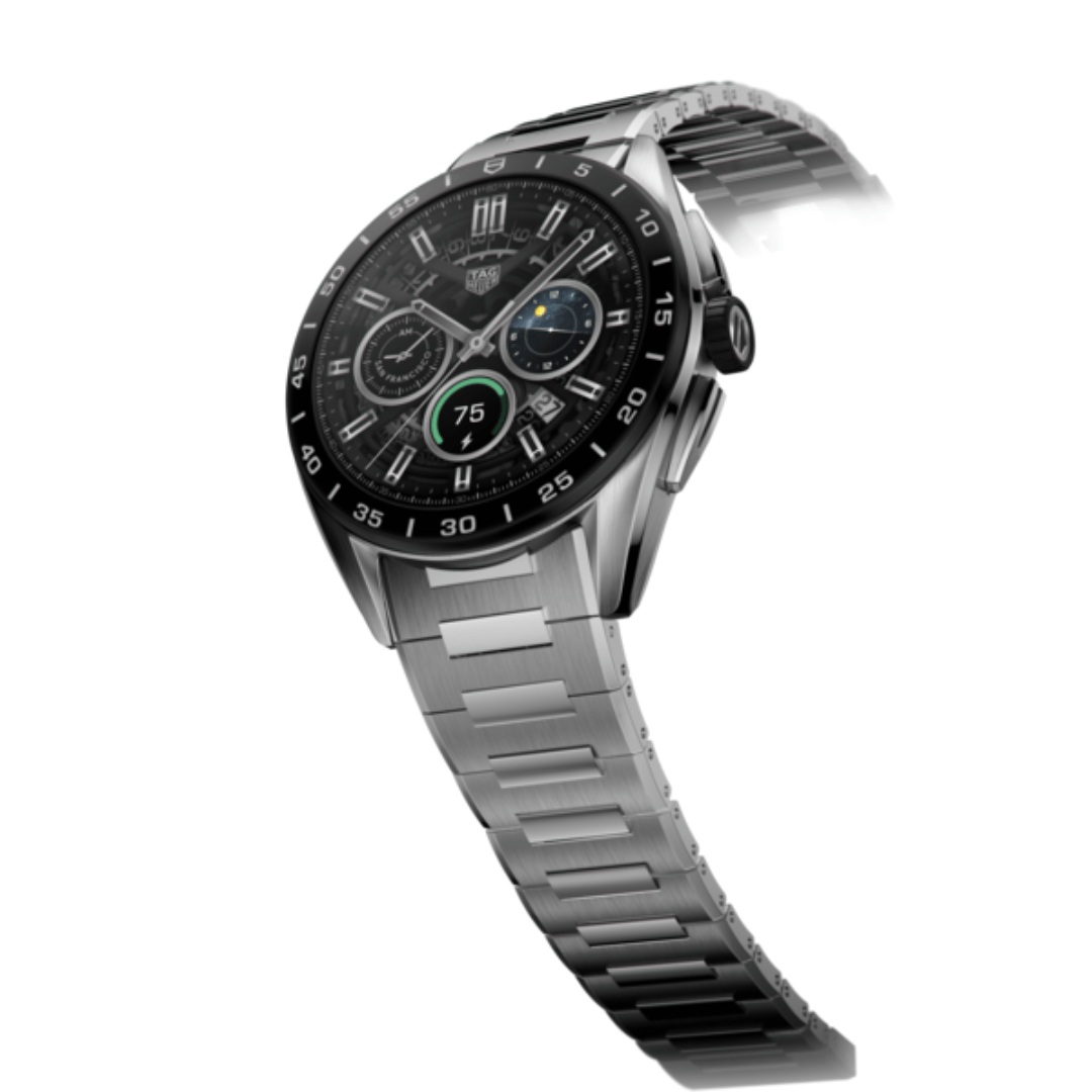 TAG Heuer Connected Calibre E4 with Steel Bracelet Strap, 45mm 1