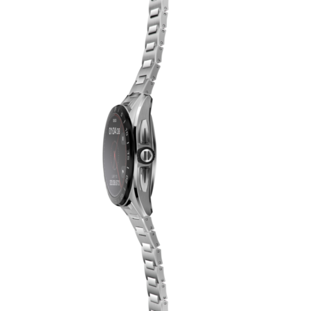 TAG Heuer Connected Calibre E4 with Steel Bracelet Strap, 45mm 2
