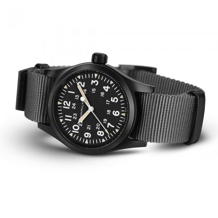 Hamilton Khaki Field Mechanical Watch with Black Dial 1