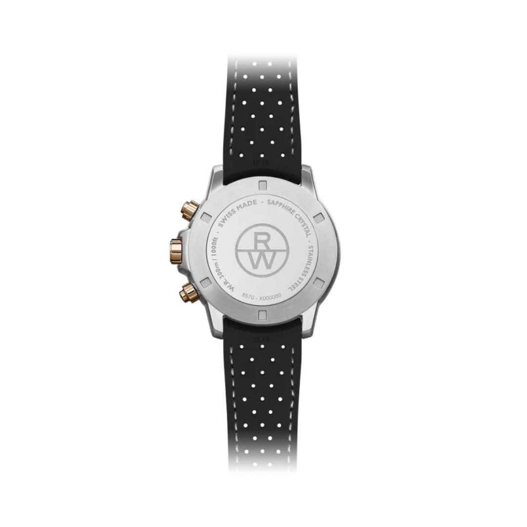Raymond Weil Tango 300 Men's Quartz Chronograph Black Rubber Strap Watch 1