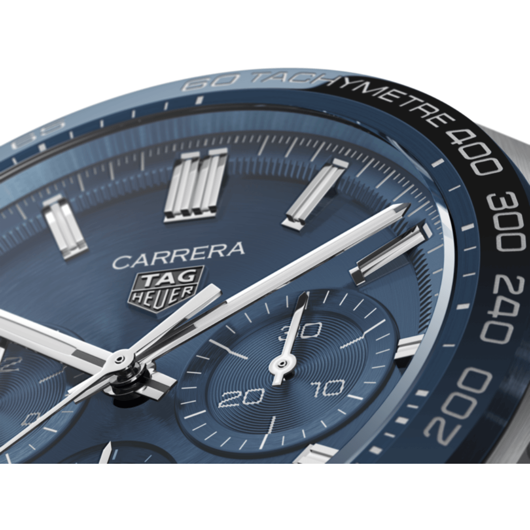 TAG Heuer Carrera Calibre Heuer 02 with Perforated Leather Strap 2