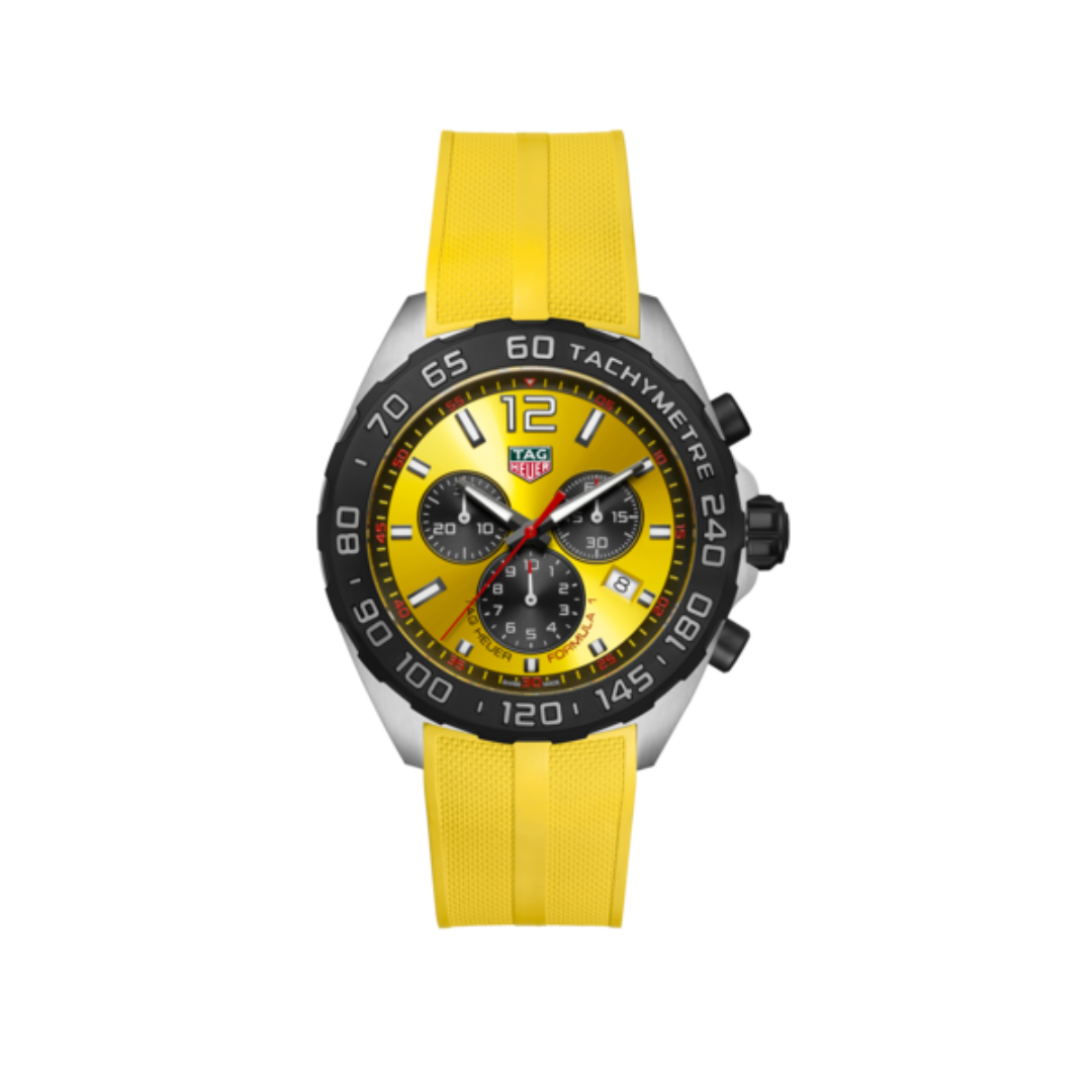 TAG Heuer Formula 1 Quartz Watch in Yellow 0
