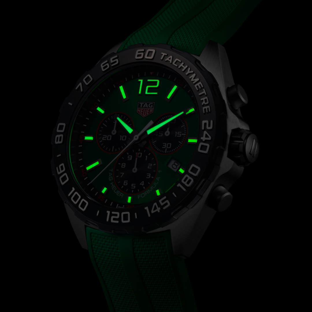 TAG Heuer Formula 1 Quartz Watch in Green 4
