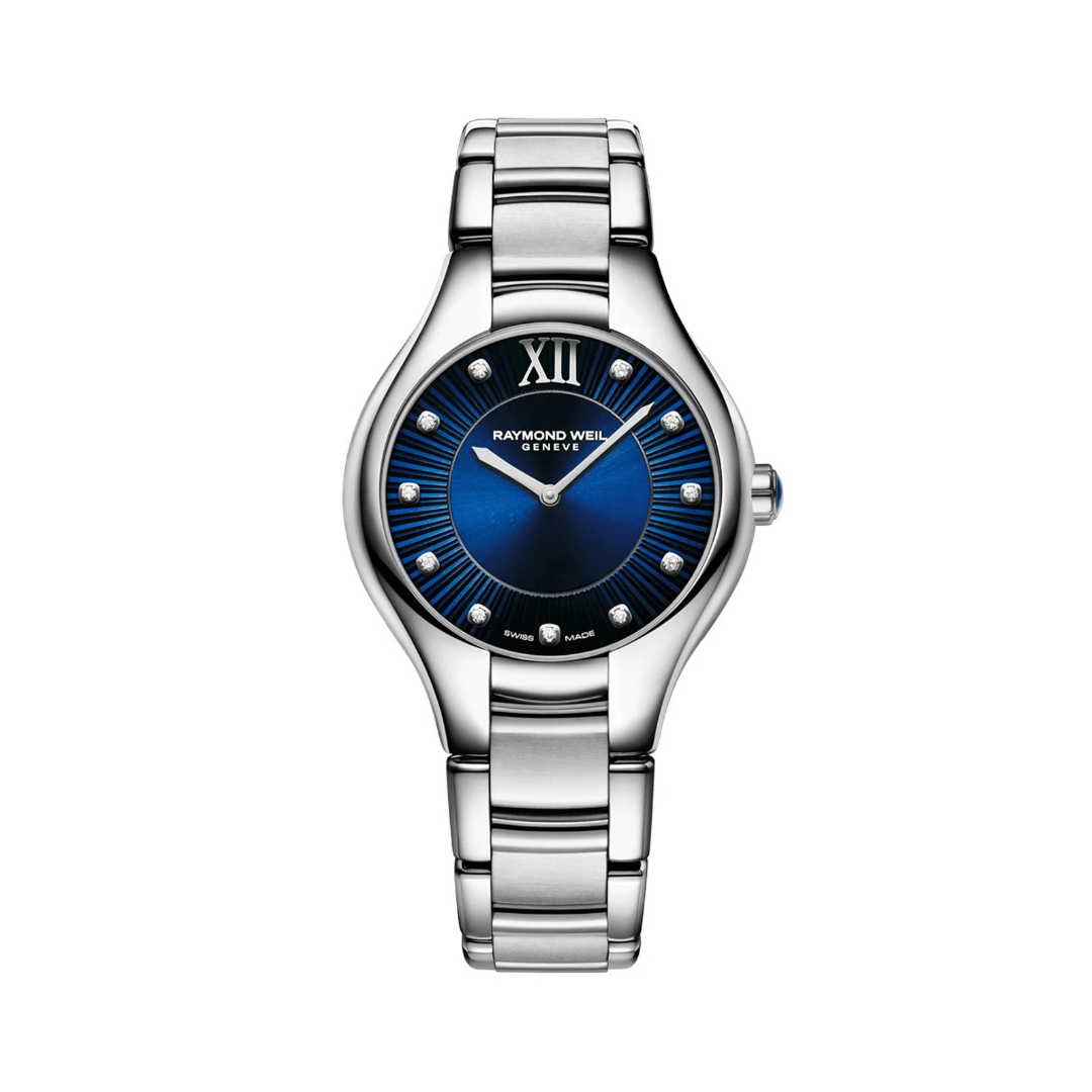 Raymond Weil Noemia Ladies Quartz Blue Dial Diamonds Watch 0