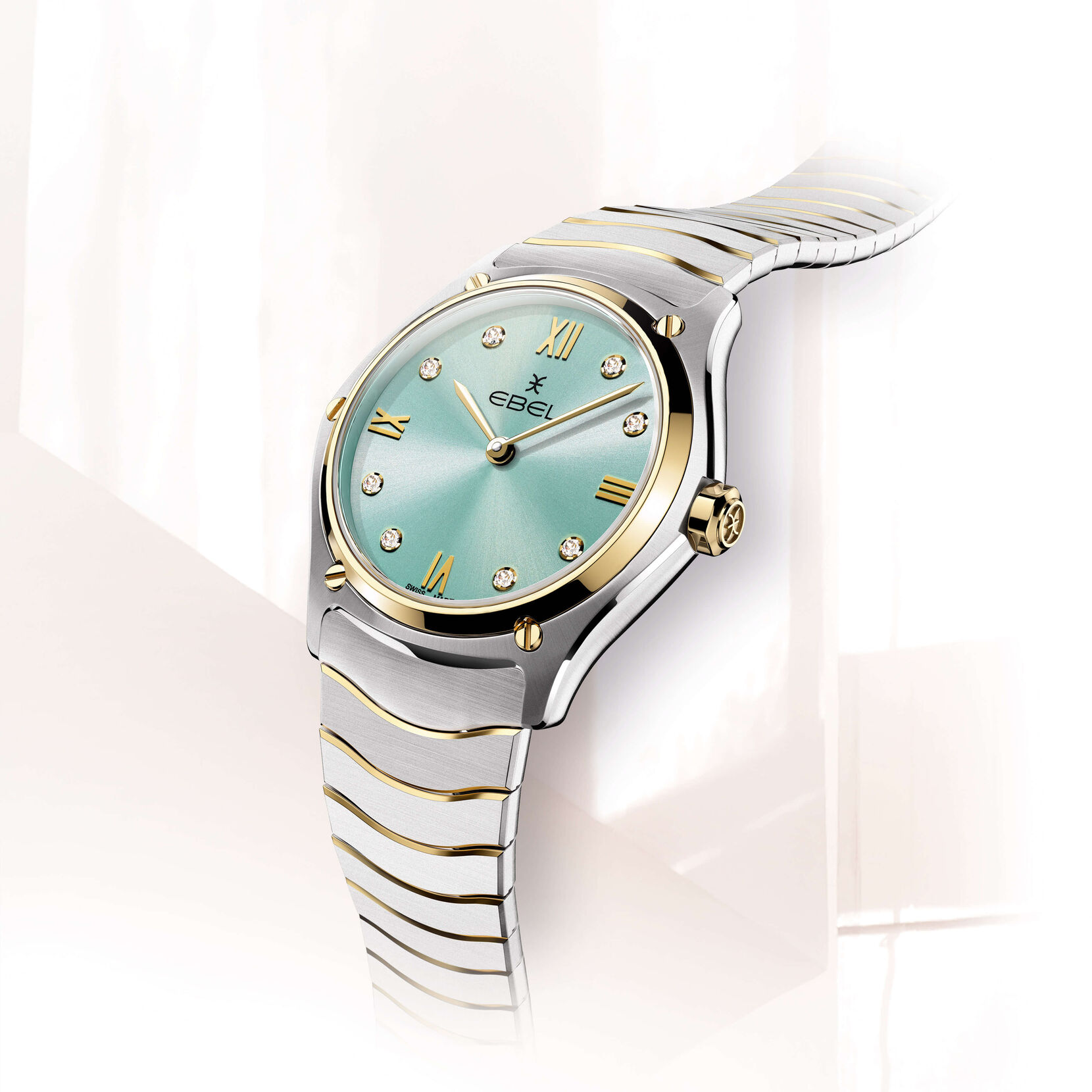 Ebel Sport Classic Ladies Watch with Mint Blue Dial 0