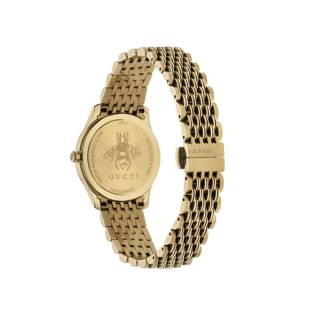 Gucci G-Timeless Yellow Gold Bee Watch, 29mm 1