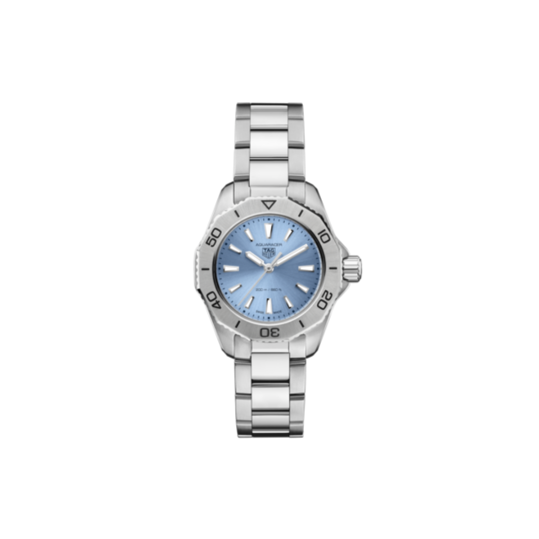 TAG Heuer Ladies Aquaracer Professional 200 Quartz Watch with Blue Dial 0