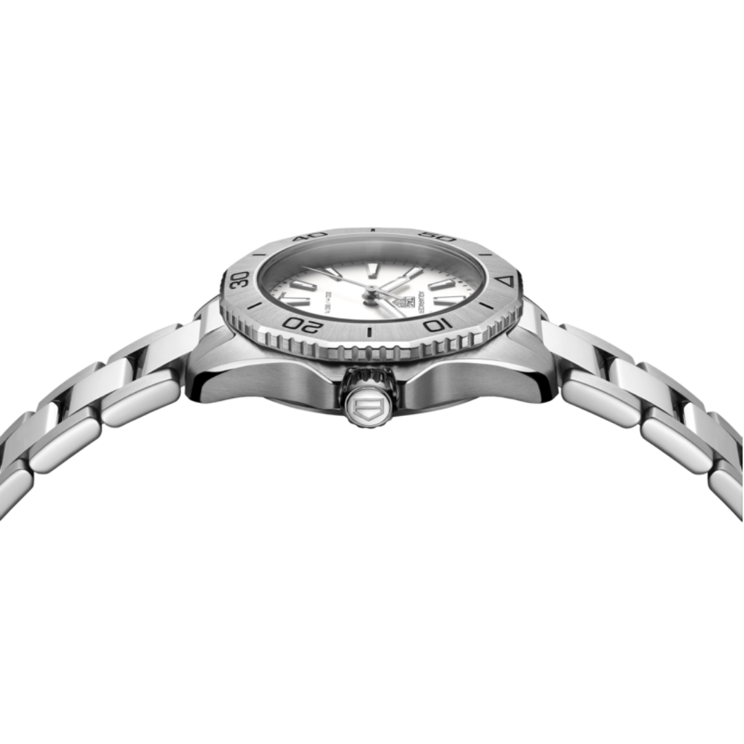 TAG Heuer Ladies Aquaracer Professional 200 Quartz Watch with White Dial 2