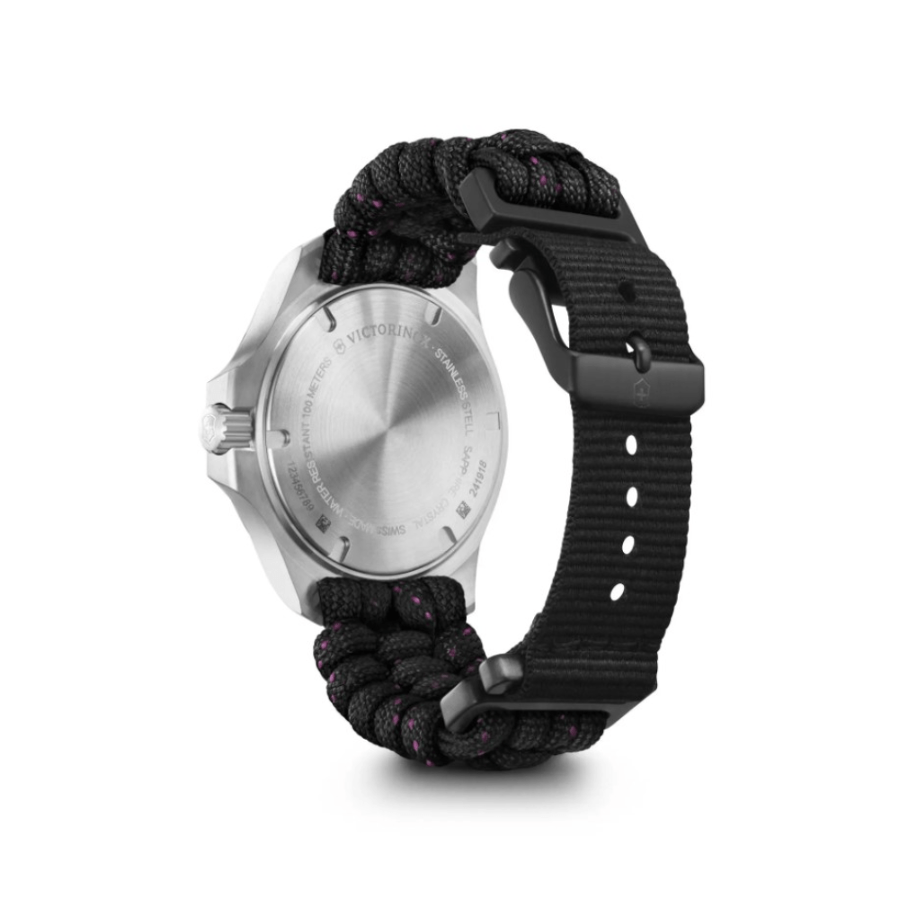 Victorinox Swiss Army I.N.O.X. V Ladies Timepiece, Black and Black 1